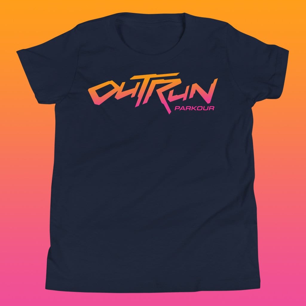 Kids Outrun Parkour Sunset Tee
